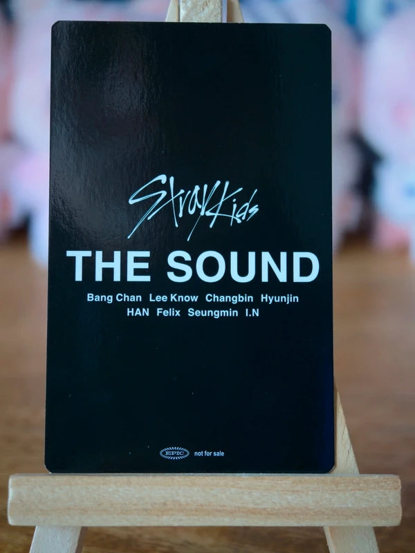 Stray Kids Han THE SOUND Photocard (MANIAC ENCORE Osaka, 25 February 2023) — reverse