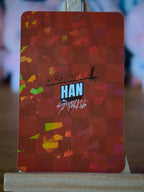 Stray Kids Han Christmas EveL Photocard (Glitter) — reverse