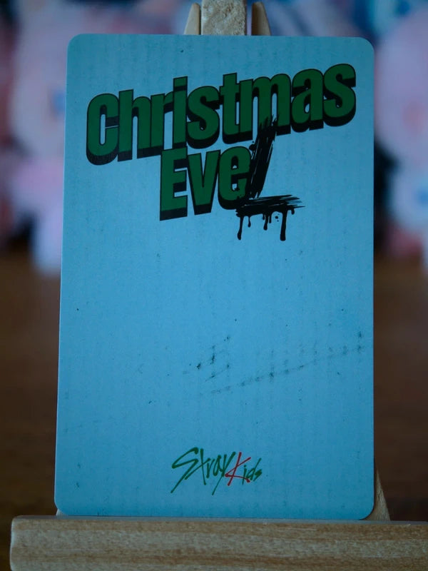 Stray Kids Han Christmas EveL Photocard (Album POB) — reverse