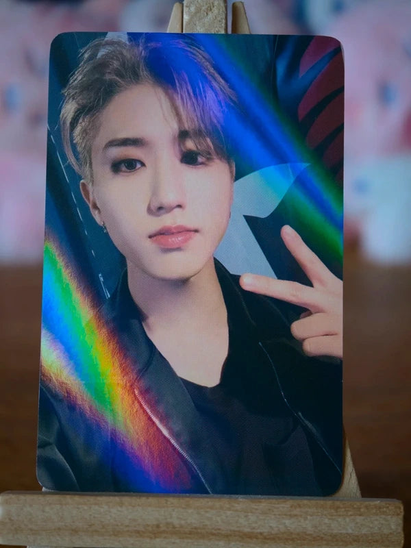 Stray Kids Han MAXIDENT Photocard (Makestar Holographic POB) — front