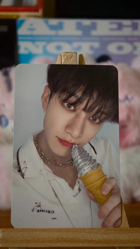 Stray Kids Bang Chan ROCK-STAR Photocard (Headliner Ver.) — front