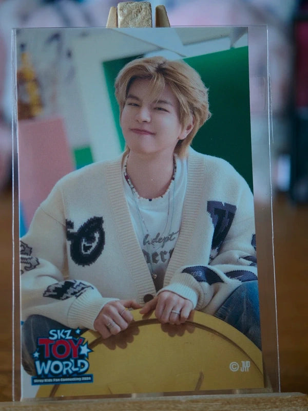 Stray Kids Seungmin SKZ TOY WORLD Photo Sticker (Online Lottery, A Design) — printed photo side