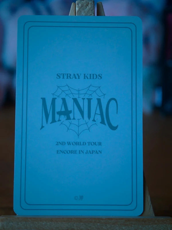 Stray Kids Seungmin MANIAC ENCORE in Japan Photocard (Photocard Set A) — reverse
