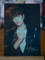 Stray Kids Seungmin Scars Photocard (Tower Records Clear POB) — portrait side