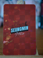 Stray Kids Seungmin Christmas EveL Photocard (Glitter) — reverse