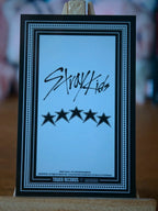 Stray Kids Seungmin 5-STAR Photocard (Tower Records POB) — reverse