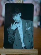 Stray Kids Seungmin HOP Photocard (Accordion Monochrome) — front
