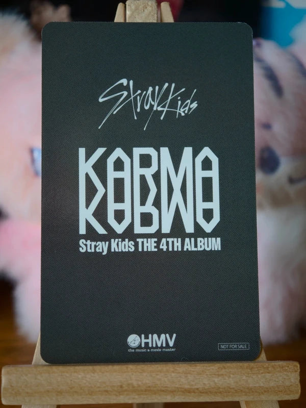 Stray Kids Lee Know KARMA Photocard (HMV A POB) — reverse