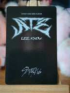 Stray Kids Lee Know ATE Photocard (NEMO A Set Card) — reverse