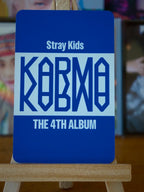 Stray Kids Hyunjin KARMA Photocard (Accordion Ver.) — reverse