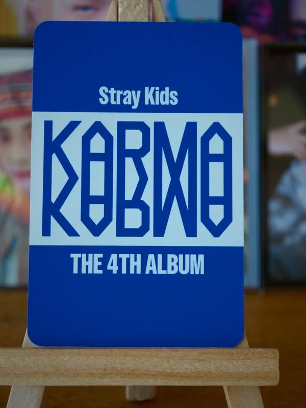 Stray Kids Hyunjin KARMA Photocard (Accordion Ver.) — reverse