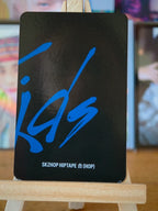 Stray Kids Hyunjin HOP Photocard (HIPTAPE Ver., Limited) — reverse