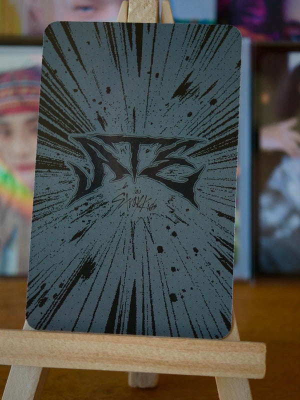 Stray Kids Hyunjin ATE Photocard (Chk Chk Ver.) — reverse