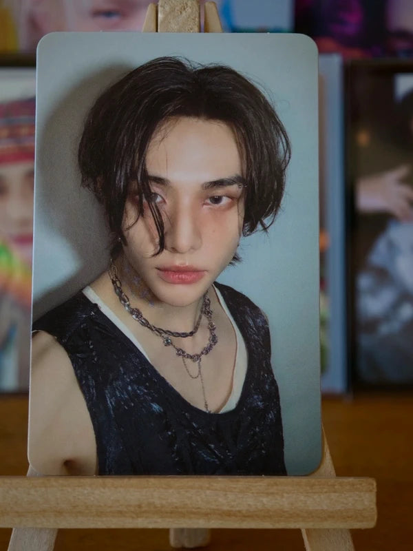 Stray Kids Hyunjin ATE Photocard (Accordion Ver.) — front