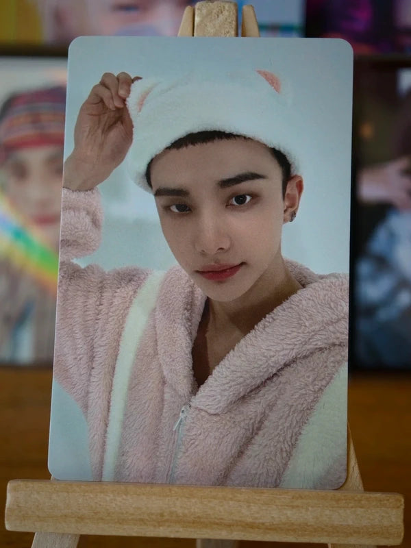Stray Kids Hyunjin Hollow Photocard (Tower Records Online Double-sided POB) — portrait side