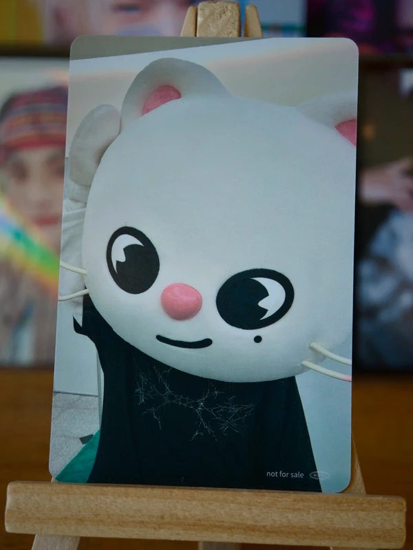 Stray Kids Hyunjin Hollow Photocard (Tower Records Online Double-sided POB) — SKZOO character side